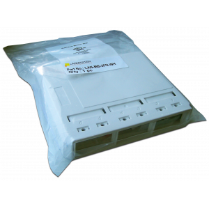 Коробка настенная оптическая на 3 модульные вставки, белая